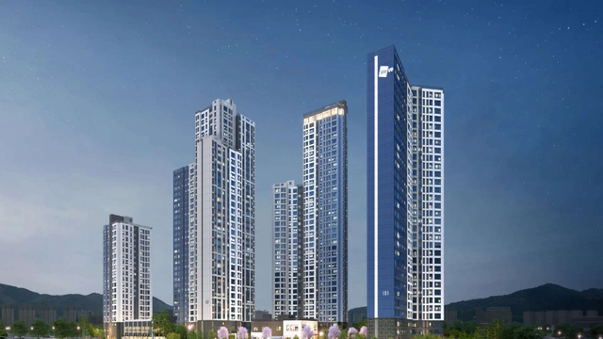 도화 두산위브 더센트럴 모델하우스 조감도